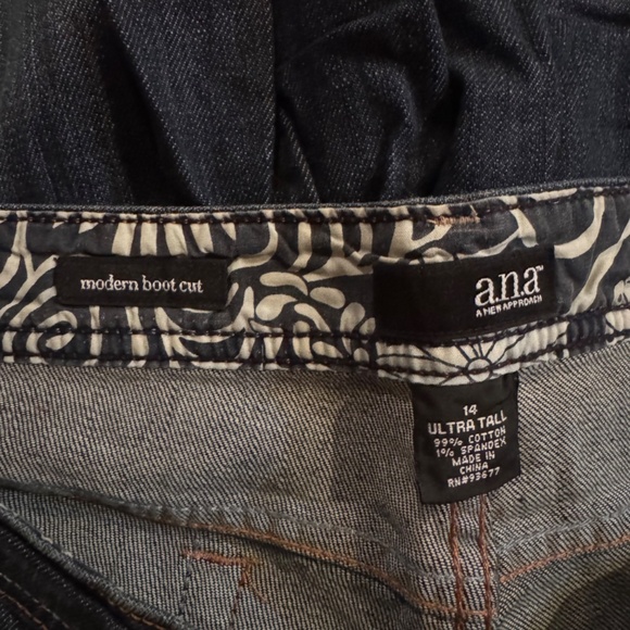 a.n.a Modern Bootcut Jeans – Ultra Tall (Size 14T) - Picture 3 of 3